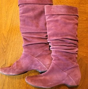 kenneth cole reaction women boots purple size7